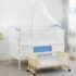 StarAndDaisy Premium Baby Bed Cot with Wooden Cradle with Mosquito Net Stand & Huge Storage Space - Complete Nursery Set for Infants