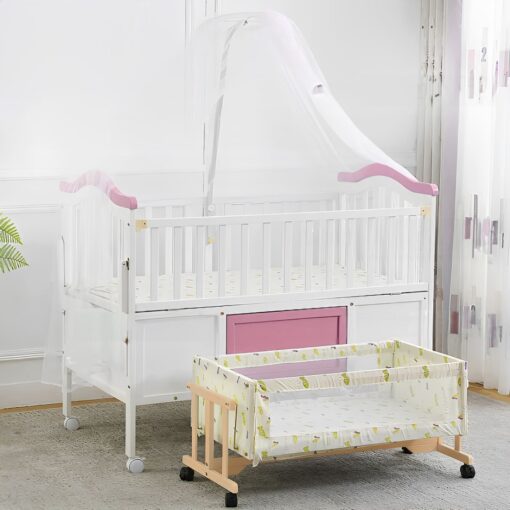 Multi-function Wooden Cot Crib for Baby