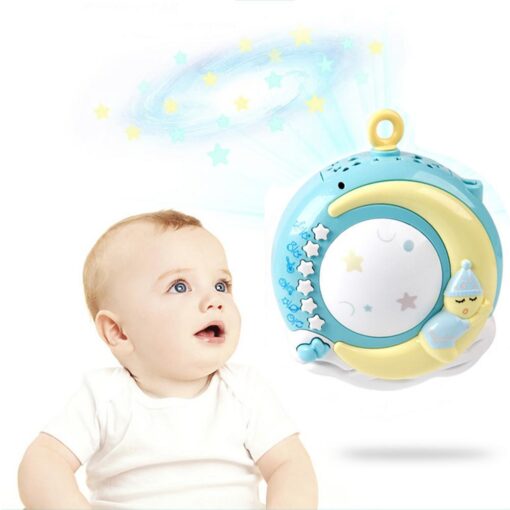Multifunction Night Light Moon Bed Bell Toy Rattle Set Plastic for Baby - Image 15