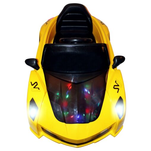 yellow battery operated car