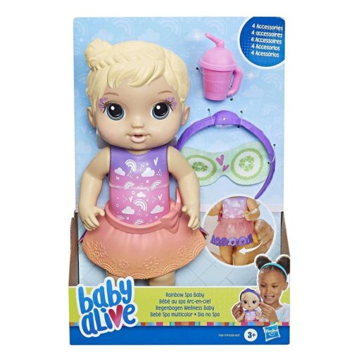 Baby Alive Rainbow Spa Baby Doll F5617 - Image 3
