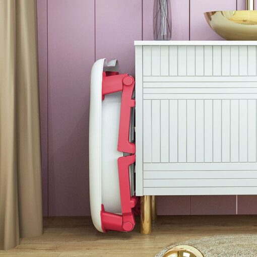 Bathing Tub For Newborn Baby, Vertical Bath Tub with Cushion, Newborn Comfort to Toddler Fun (Pink) - StarAndDaisy - Image 9