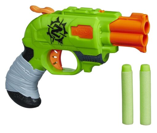 Nerf Zombie Strike - Double Strike Includes 2 darts, Ultimate Blaster For Kids Ages 8 and Up, Plastic Material, (Multicolor)