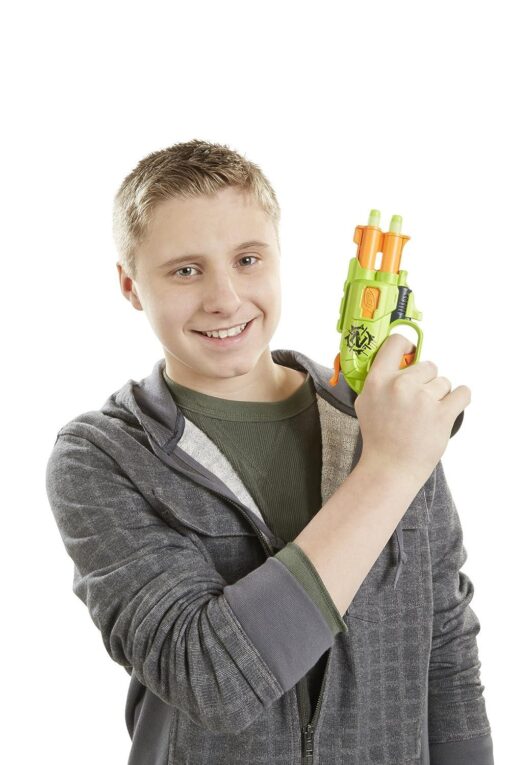 Nerf Zombie Strike - Double Strike Includes 2 darts, Ultimate Blaster For Kids Ages 8 and Up, Plastic Material, (Multicolor) - Image 4