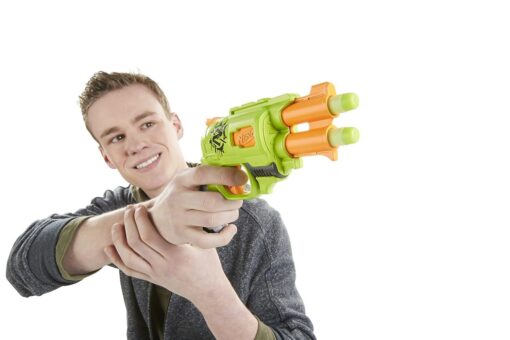 Nerf Zombie Strike - Double Strike Includes 2 darts, Ultimate Blaster For Kids Ages 8 and Up, Plastic Material, (Multicolor) - Image 5