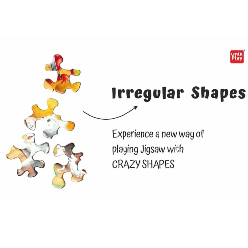 Unik Play Go Crazy Farm Friends Jigsaw Puzzle -  Set of 2 Puzzles Game for Kids Ages 6 and Up, Unique Farm Friends Toy Gift - Image 6