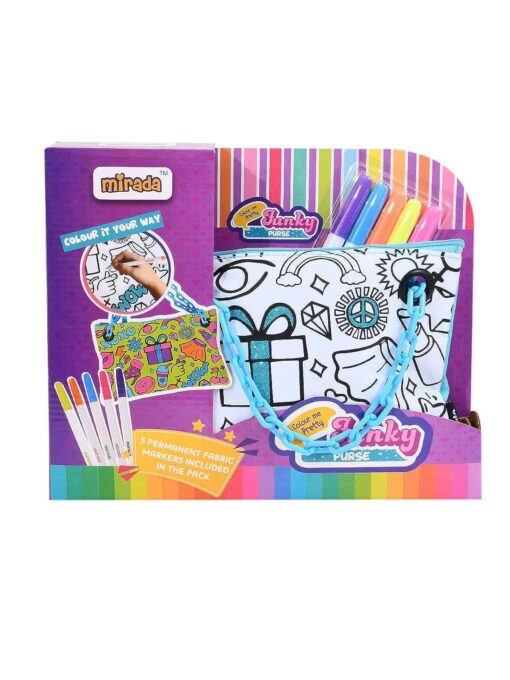 Mirada Color Your Own Funky Purse