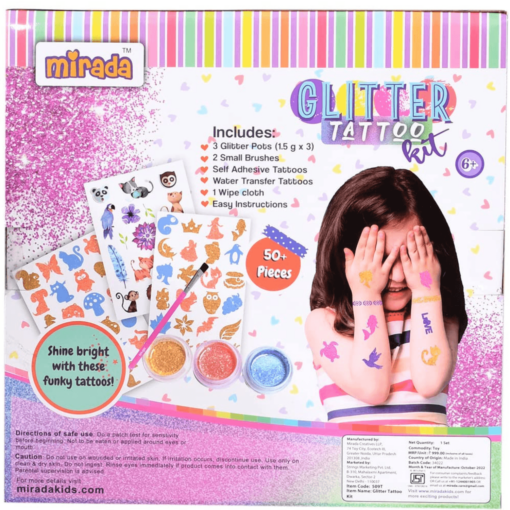 Mirada Glitter Tattoo Kit - Image 5