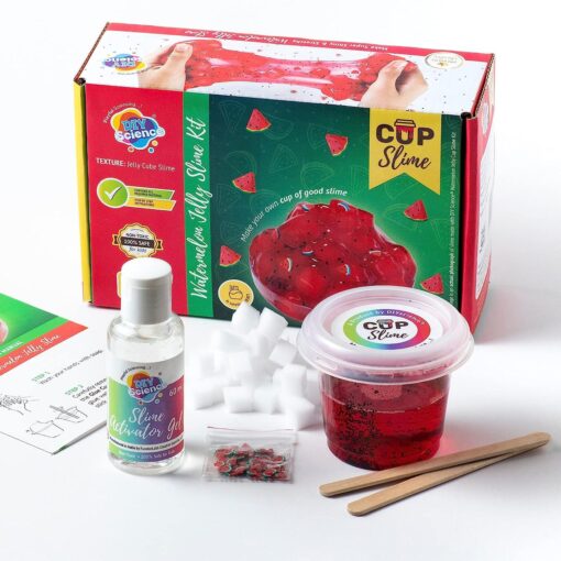 Diy Science Watermelon Jelly Slime Kit For Kids - Scented Glue with Activator Gel - Slime Making Kit for Boys and Girls 8+ Years - Image 8