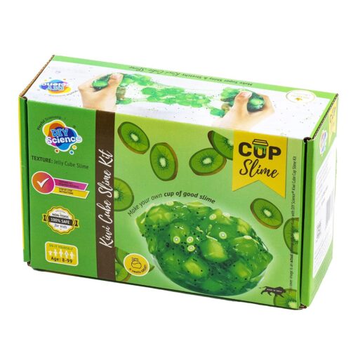 Diy Science Kiwi Cube Slime Kit