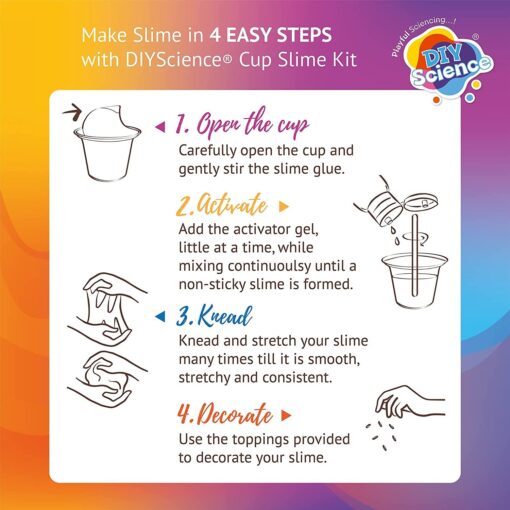 Diy Science Kiwi Cube Slime Kit - Image 5