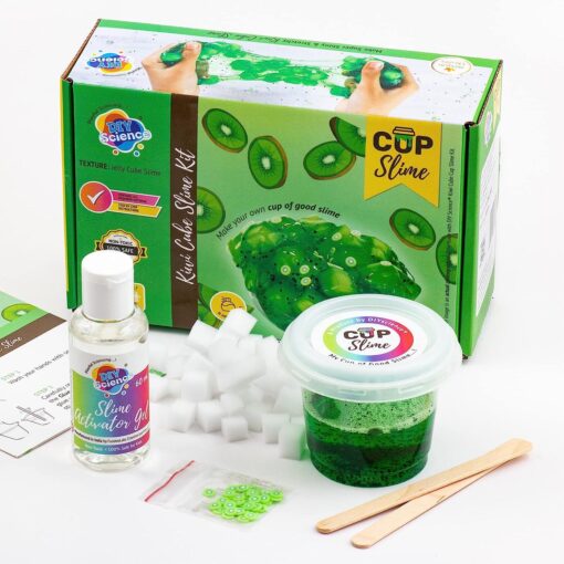 Diy Science Kiwi Cube Slime Kit - Image 8