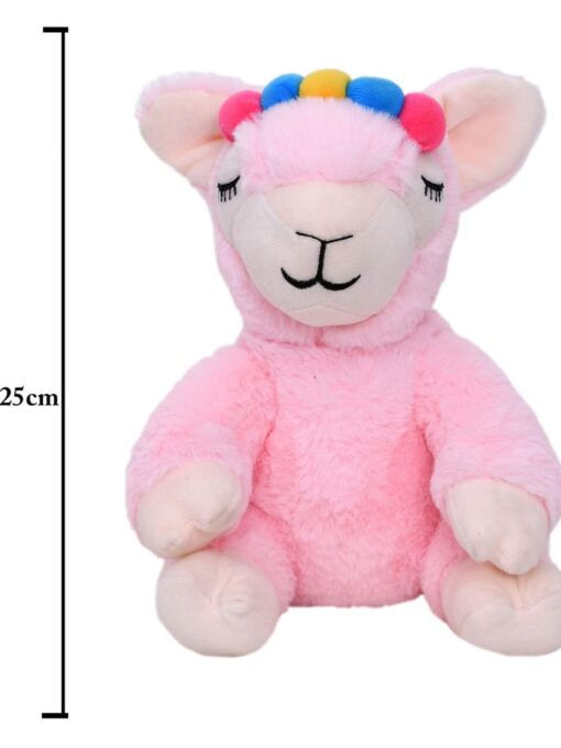 Mirada Cute Pink Llama Coin Bank Soft Toy, Best Gift for Girls & Kids, Stuffed Plush Animal Money Bank & Piggy Bank, Ideal for Birthdays & Special Occasions For Kids & Toddler - Image 6