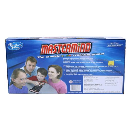 Hasbro Gaming Mastermind The Classic Code Cracking Game - Strategy Board Game For Kids Ages 8 And Up - 2 Players - Image 4