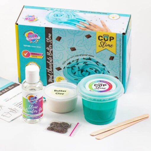 Diy Science Mint Chocolate Butter Slime Kit - Image 8