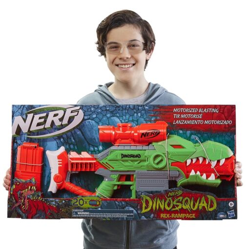Nerf DinoSquad Rex-Rampage Motorized Dart Blaster - Image 9