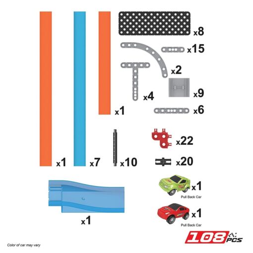Playzu Track 108 Pcs - Image 4