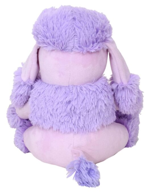 Mirada Cute Poodle Lavender Coin Bank Soft Toy - Stuffed Plush Animal Money Bank & Piggy Bank For Kids and Toddler, Age 3+Years - Image 3
