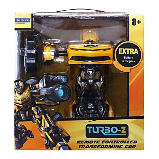 R/C Transforming Car Yellow