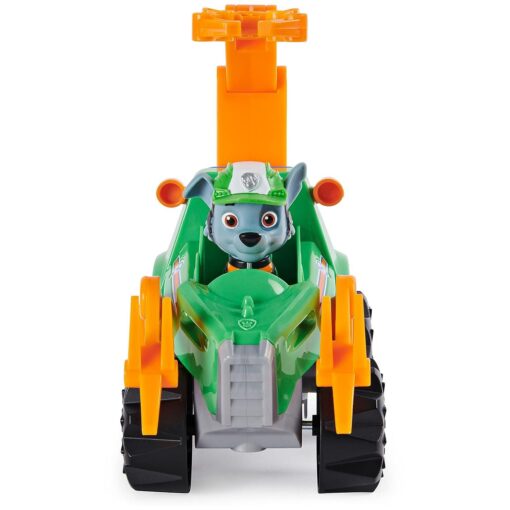 Paw Patrol Dino Rescue Rocky Deluxe Rev Up Vehicle with Mystery Dinosaur Figure, for Kids Aged 3 and up - Image 4