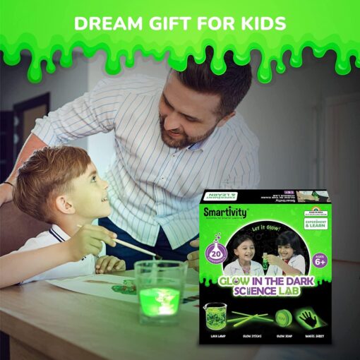 Smartivity Glow Magic Science Experiment Kit for Kids - Kids Safe & Non-Toxic Chemistry Kit, Birthday Gifts for Boys & Girls Age 6-14 Years - Image 6