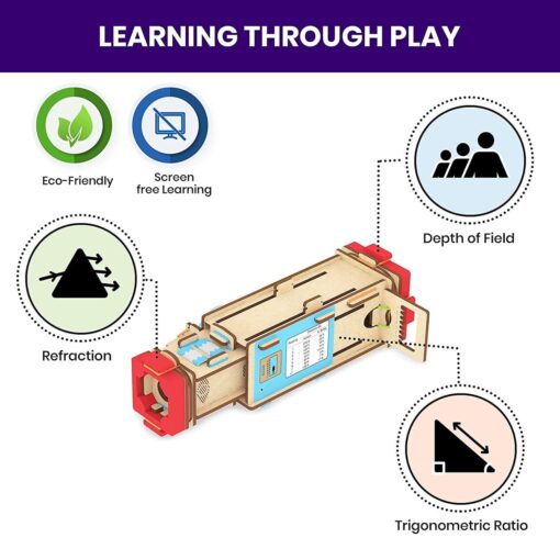 Smartivity Pirate's Telescope Stem Educational DIY Building Construction Activity Kit for Kids, Measure Hight & Distance, Perfect Fun Gift Toys for Kids 8-14 Year Old Boys & Girls - Image 2