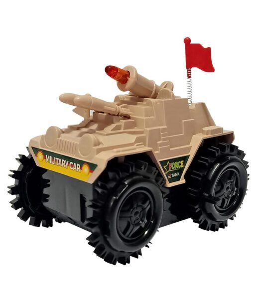 Sirius Toys Tumbling Tank, Electric Military Tank for Kids, Fighter Toy with Lights Panzer Tank Armor Toy Car Gift Rapid Ultimate Chariots for Children & Toddler