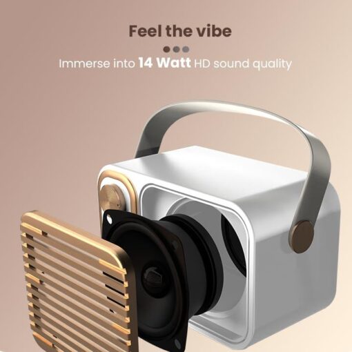 Toreto Tor-376 Retro Mini Wireless Speaker - Image 2