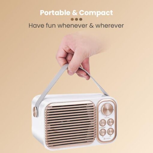 Toreto Tor-376 Retro Mini Wireless Speaker - Image 4