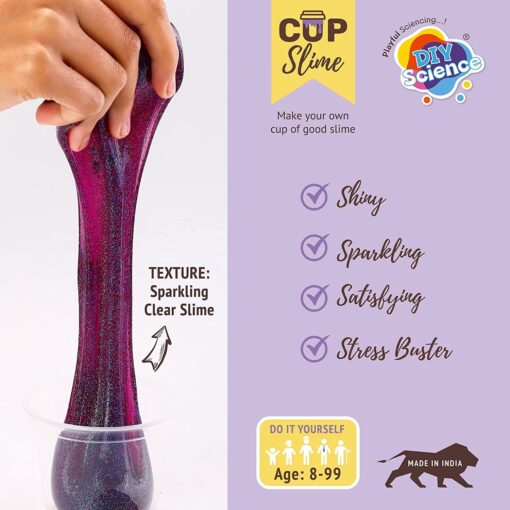 Diy Science Unicorn Glitter Slime Kit for Kids - Make Super Shiny and Stretchy Slime in 4 Easy Steps, Scented Slime Glue for Boys and Girls Aged 8 Year to Above - Image 4