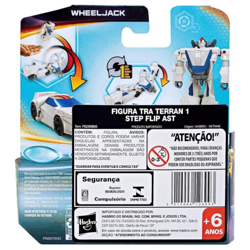 Transformers Toys Earthspark 1-Step Flip Changer Wheeljack for Kids, Transformers Earthspark Wheeljack, 4-Inch Action Figure for Toddler, Robot Toys for Ages 6 & Up, Multicolor (F6229) - Image 7