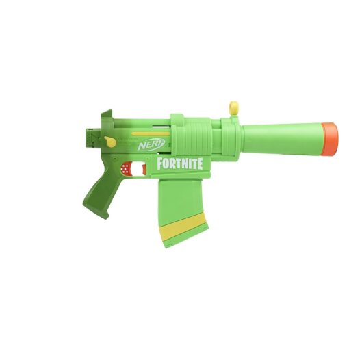 Nerf Fortnite Smg Zesty Elite Dart Blaster for Kids & Toddler - Removable Stock And Barrel, Removable 10-Dart Clip, 10 Official Nerf Elite Darts, Multicolor - Image 4