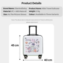 Dimension of Kids Trolley Bags