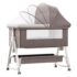 StarAndDaisy Pluto Luxury Baby Crib Cradle with Height Adjustment and  Soft Foam Mattress with Storage basket - Brown