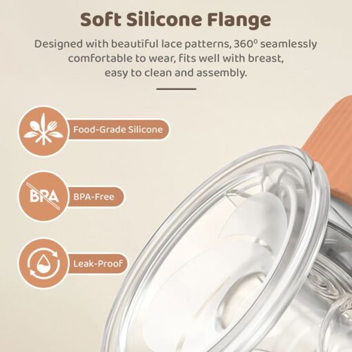 StarAndDaisy Premium All-in-1 Wireless Wearable Hands Free Electric Breast Pump for Breastfeeding with USB Rechargeable - 150ml