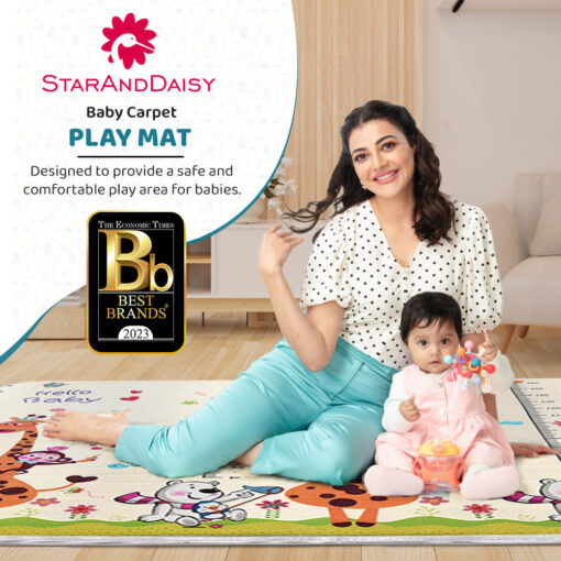 [Refurbished] StarAndDaisy Playmat for Kids - Rollable, Non-Toxic, and Limitless Playtime. (Cartoon Print -8mm) - Image 3
