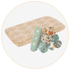 Cot Mattress and Bed Sheet