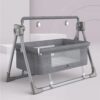 StarAndDaisy Automatic Electric Baby Cradle with Automatic Swing for Newborn Baby with Mosquito Net - Grey