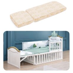 StarAndDaisy Supersoft Mattress For 12-in-1 Wooden Cot For Babies With Washable Zipper Cover