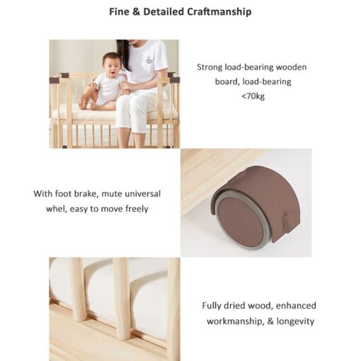 Baby Wooden Cot