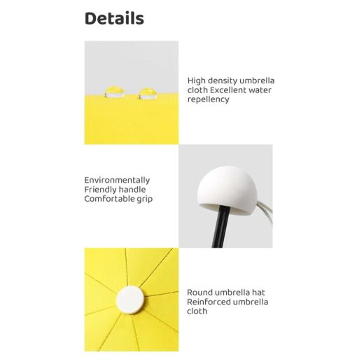 Rounded Umbrella with Comfortable Grip