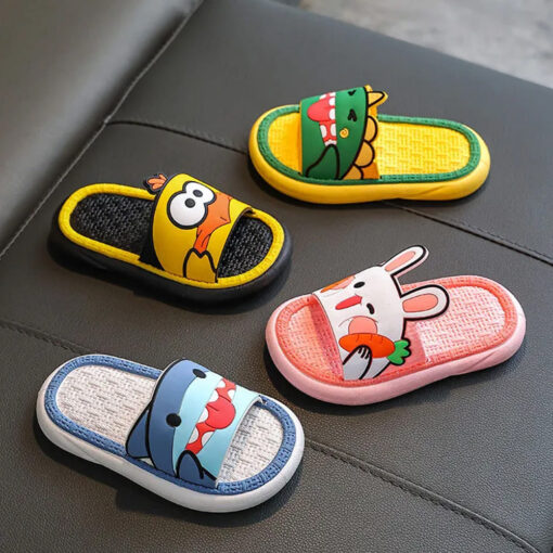 StarAndDaisy Summer Slippers for Children,  Kids Slipper Slip-Ons Flip Flops Summer wear - JH-515-YL-GR - Image 3