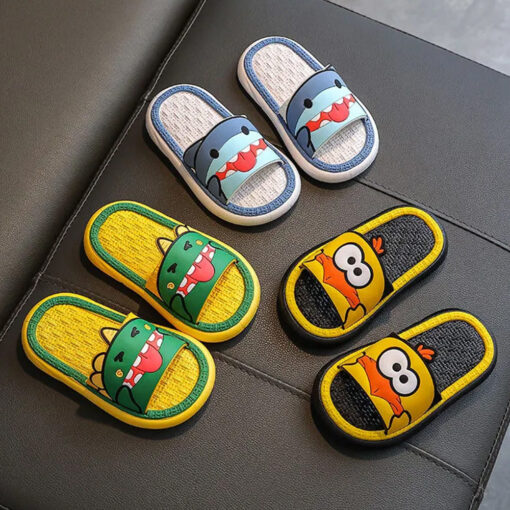 StarAndDaisy Summer Slippers for Children,  Kids Slipper Slip-Ons Flip Flops Summer wear - JH-515-YL-GR - Image 5