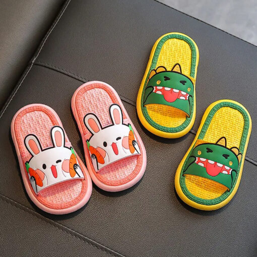 StarAndDaisy Summer Slippers for Children,  Kids Slipper Slip-Ons Flip Flops Summer wear - JH-515-YL-GR - Image 7
