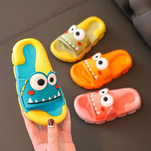 StarAndDaisy Flip-Flops for Kids, Cute Animated Rubber Sole Slipper For Boys Girls - JH-520-YL-BLU - Image 6