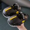 StarAndDaisy Boys & Girls Clogs, Children Kids Casual Cute Shark Design Soft Bottom Non-Slip Sandals - JH-880-BL-YL