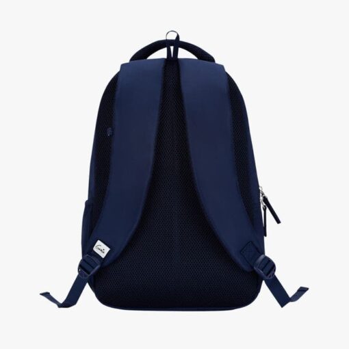 Genie Blah Blah Girls Boys School Backpack with Water Bottle Holders & 1 Extra pouch - Navy Blue - Image 5