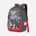 Genius by Safari Scribble Kids School Bags with Name Tag, Premium School Bags for Boys & Girls - 27L Grey