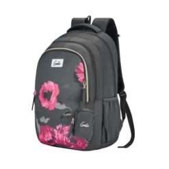 Genies Penny Waterproof School Bag for Kids, Everyday Toddlers School Bag with Adjustable Padded Straps - Charcoal Black