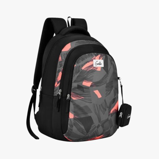 Genies Sage Waterproof School Backpack, Everyday Toddlers School Bag with Adjustable Padded Straps - Black